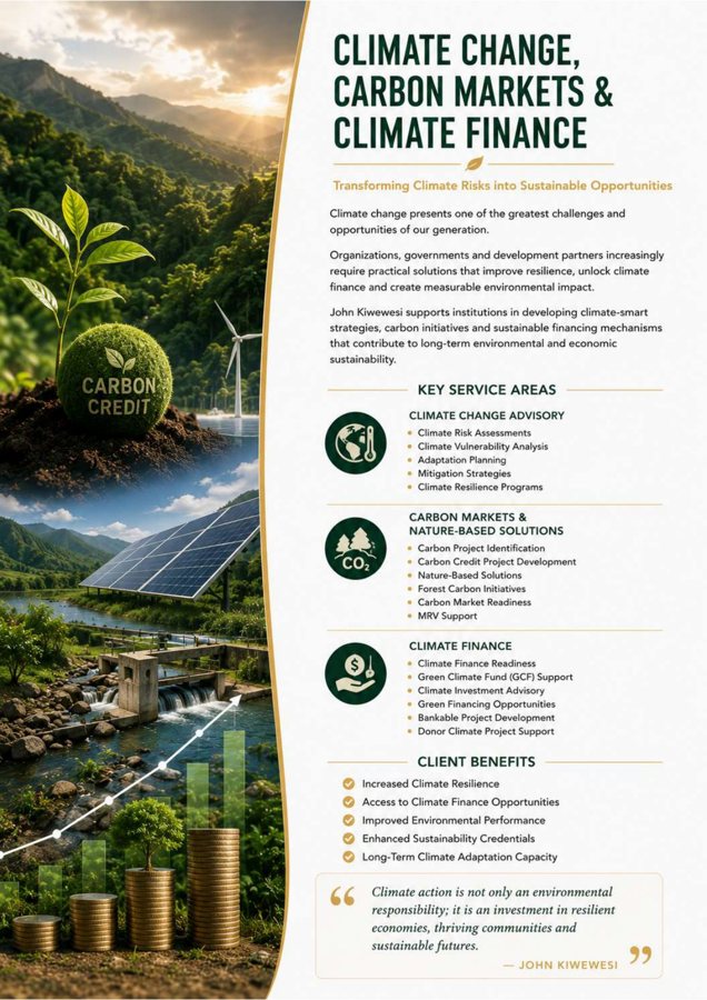 Climate Change, Carbon Markets & Climate Finance