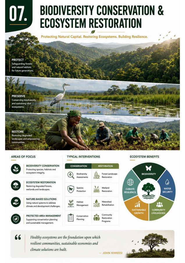 Biodiversity conservation profile page