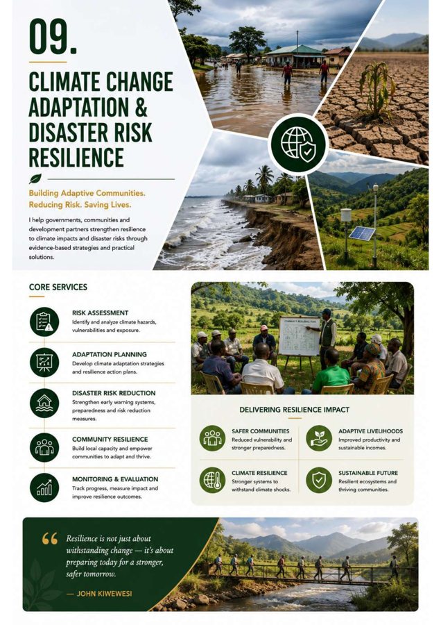 Climate Change Adaptation & Disaster Risk Resilience